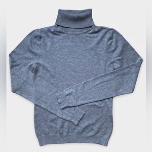 VERO MODA Grey Turtleneck Knit Sweater XS Lightweight